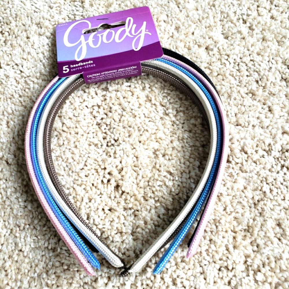 Goody Classic Shoestring Headbands & Beauty 360 Pumice Stone
